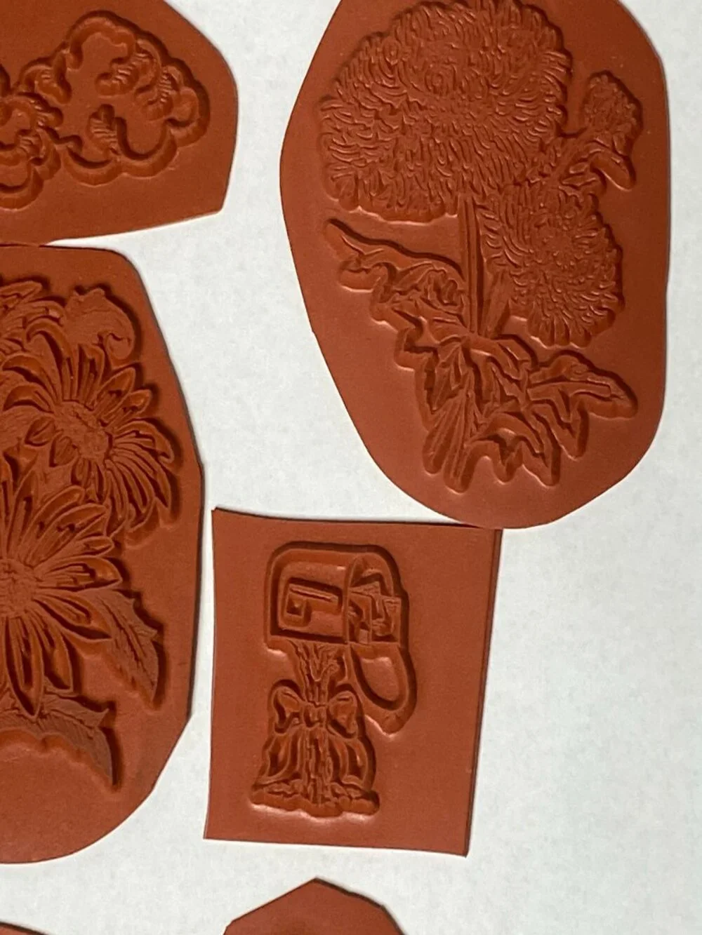 NEW VTG Rubber Cling Stamps Mixed Theme NEW OLD STOCK 15pc Lot
